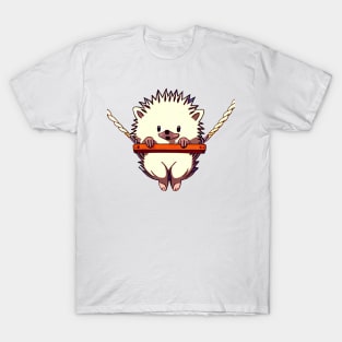 HEDGEHOG ON A SWING #01 T-Shirt